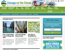 Tablet Screenshot of chicagoonthecheap.com